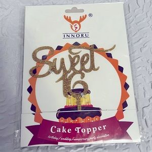 Cake Topper Sweet 16